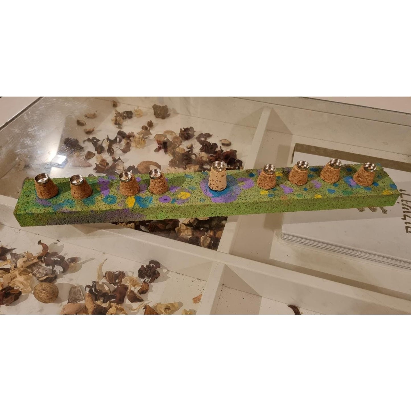 DIY Cork Menorah Kit