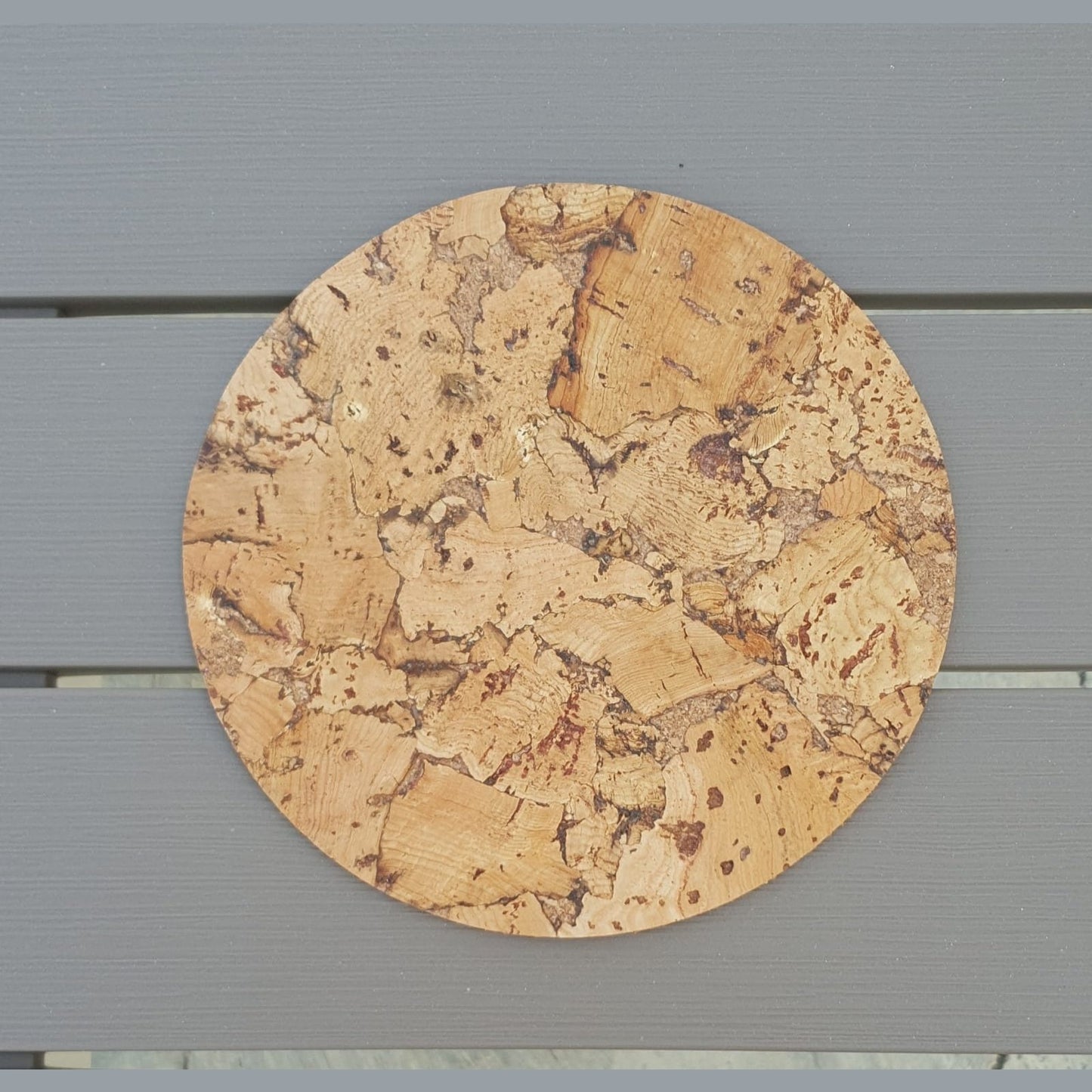 Decorative Cork Round Trivet - 7.8"