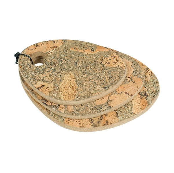 Pebble-Shaped Gray Trivets