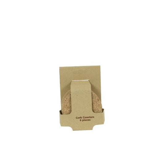 6 Cork Coasters (Package)