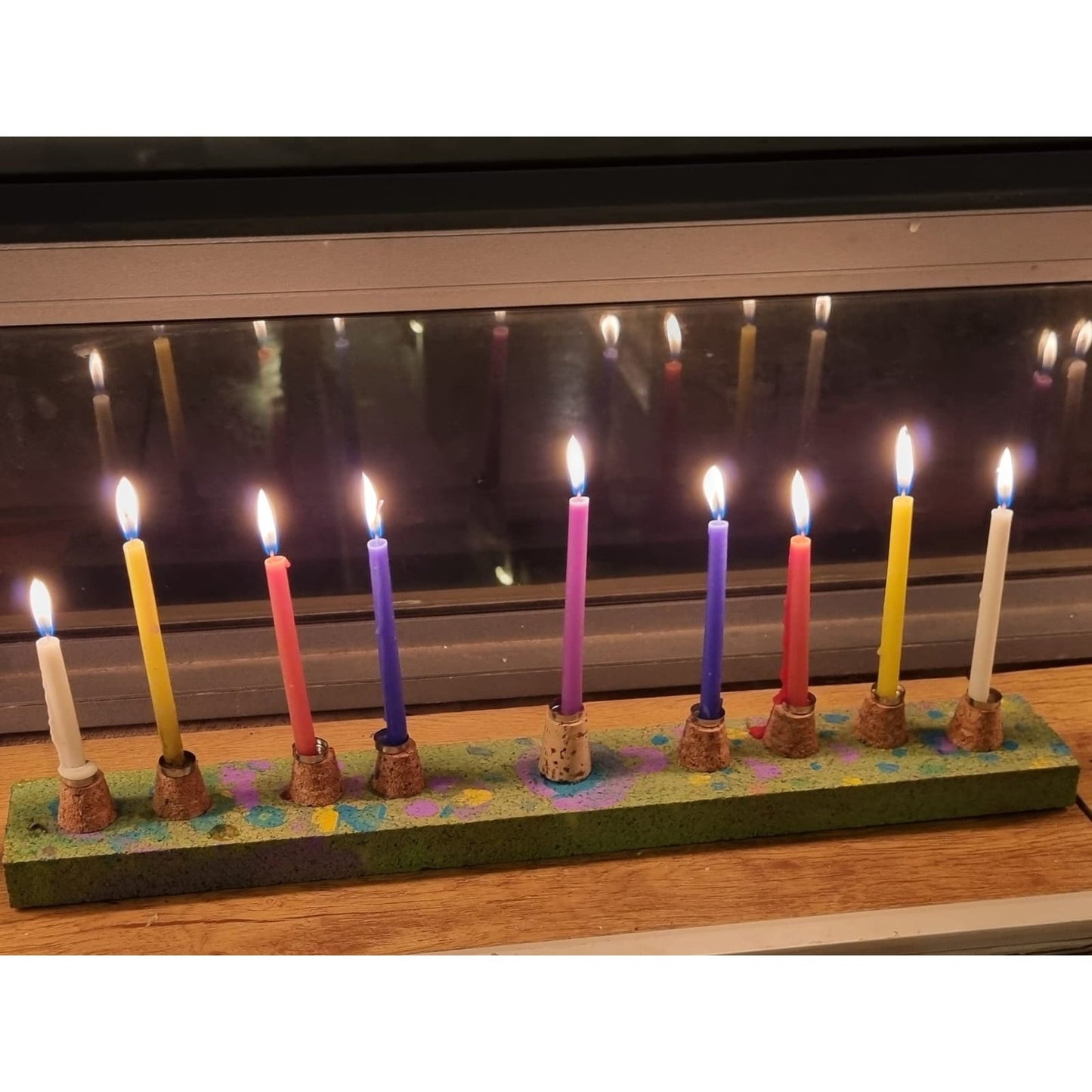 DIY Cork Menorah Kit
