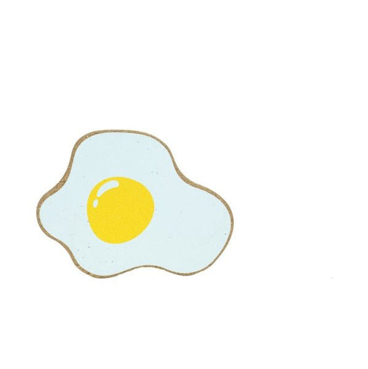 Fried-Egg Shaped Trivet