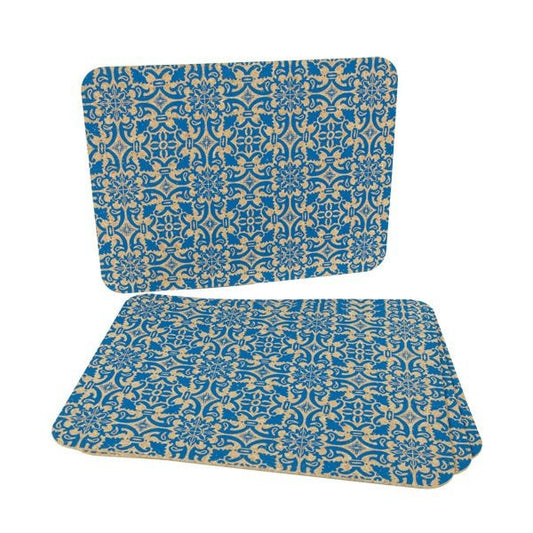 Cork Placemats with Decorative Print