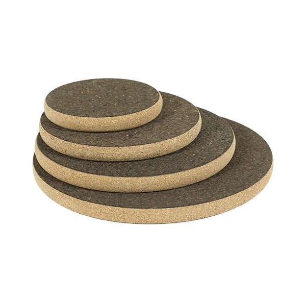 Round Black Trivet - 25 cm